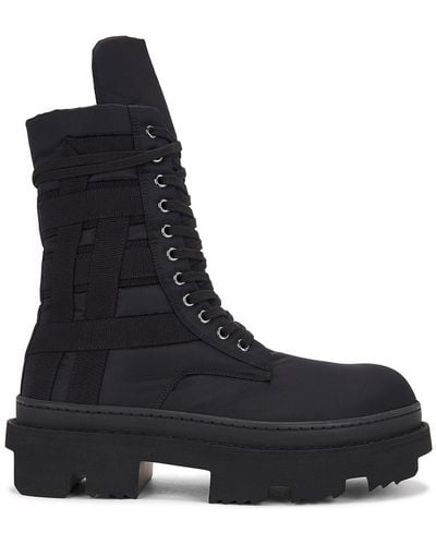 Rick Owens Army Megatooth Ankle Boot - ブラック