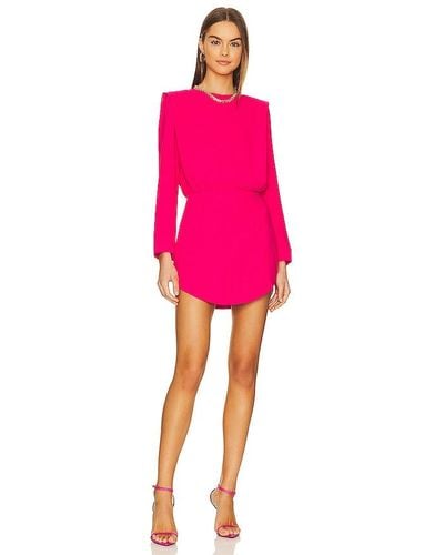 Amanda Uprichard Baldwin Mini Dress - Pink