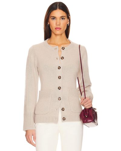 White + Warren White + Warren Cashmere Luxe Cardigan - ナチュラル