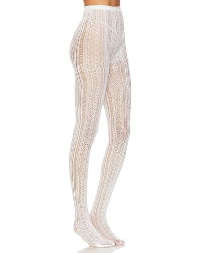 petit moments Knit Tights - White