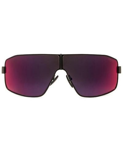 Prada Linea Rossa Shield Frame Sunglasses - Purple