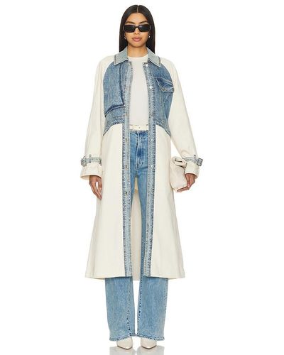 AllSaints Dayly Trench - Blue