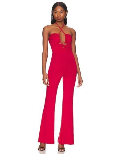 House of Harlow 1960 X Revolve Lorenza Jumpsuit - Red