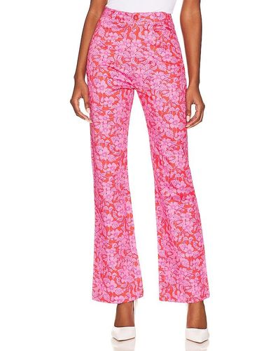 Rolla's BOOTCUT-HOSE FLORAL - Pink