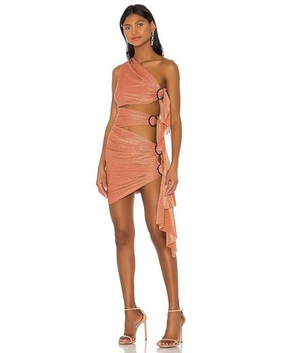 Bronx and Banco Maraya Corset Mini Dress in Natural