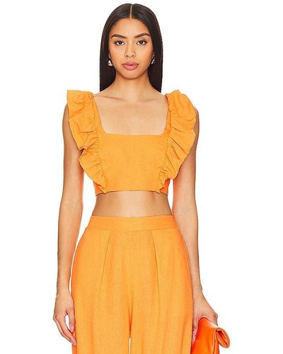 Peixoto Jocelyn top - Naranja