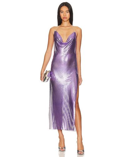 8 Other Reasons Chain Dress - Purple
