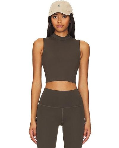 Strut-this TOP CROPPED THE FRANKIE - Noir