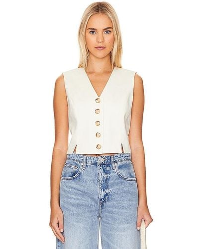 7 For All Mankind Tailored Vest - Blue