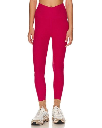 Beyond Yoga At Your Leisure Legging - Red