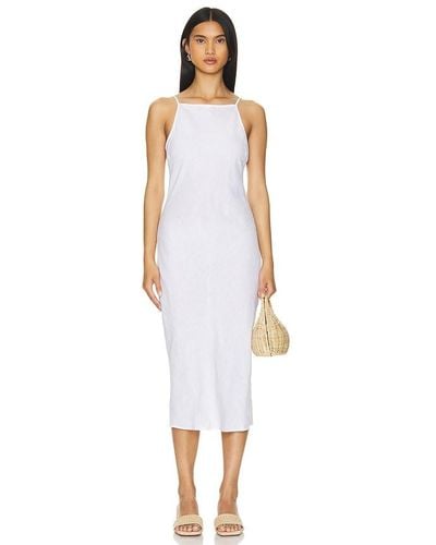 James Perse Linen Cami Dress - White