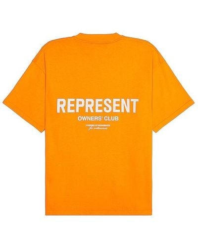 Represent Owners Club T-shirt - Orange