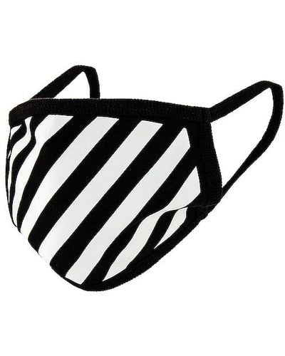 Off-White c/o Virgil Abloh Diagonal Stripe Mask - Black