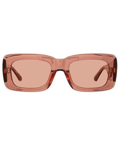 The Attico X Linda Farrow Marfa Sunglasses - Pink