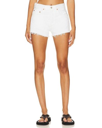 Citizens of Humanity SHORT VINTAGE RELAXED ANNABELLE - Blanc