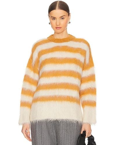 Striped Turtleneck Pullover