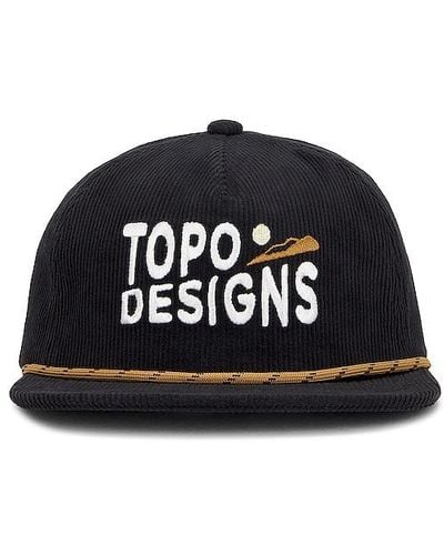 Topo Sunrise Trucker Hat - Black