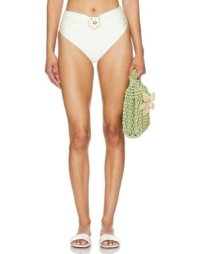 PATBO High Waist Bikini Bottom - White