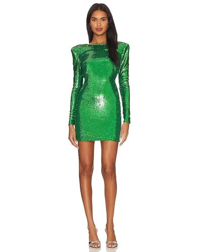 Bardot Alessia Sequin Mini Dress - Green