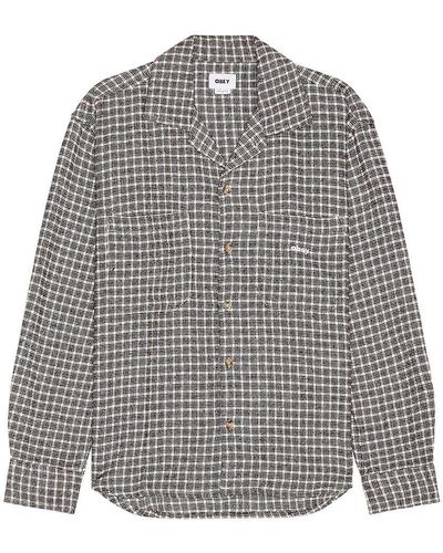 Gray Obey Shirts for Men | Lyst