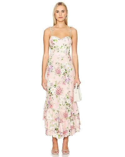 Yumi Kim MIDI-KLEID BAXTER - Natur