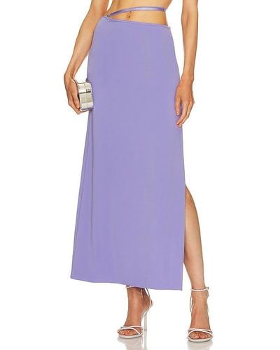 Bec & Bridge Bec + Bridge Zadie Strap Maxi Skirt - Purple
