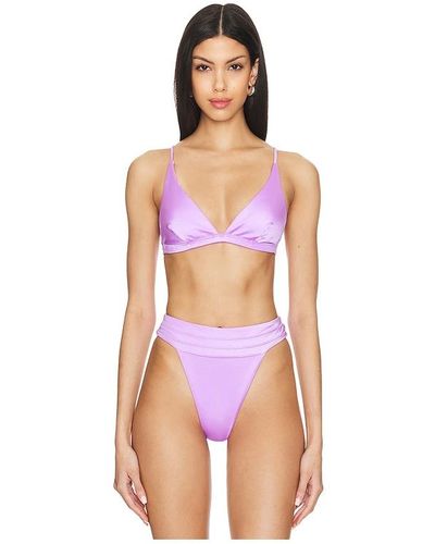 Maaji Reversible Ivy Bikini Top - Purple