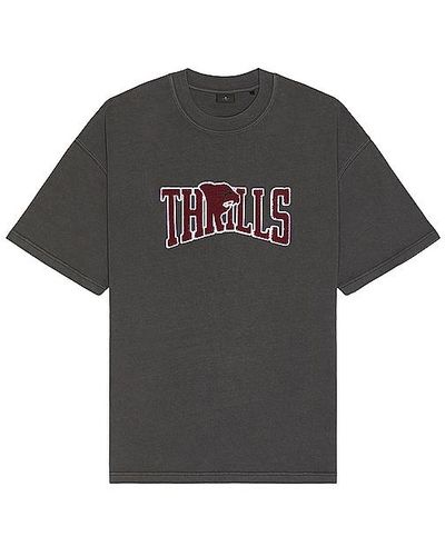 Thrills Stand Firm Box Fit Oversize Tee - Black