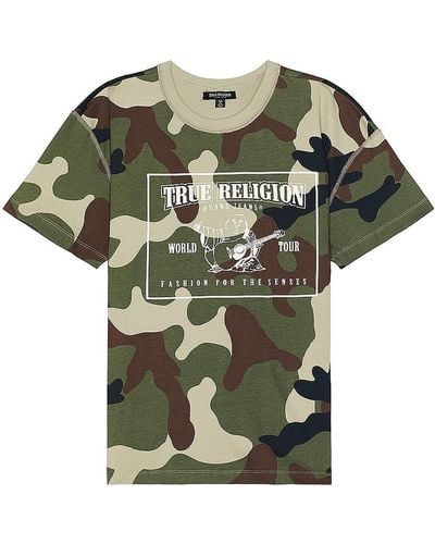 True Religion Tシャツ - グリーン