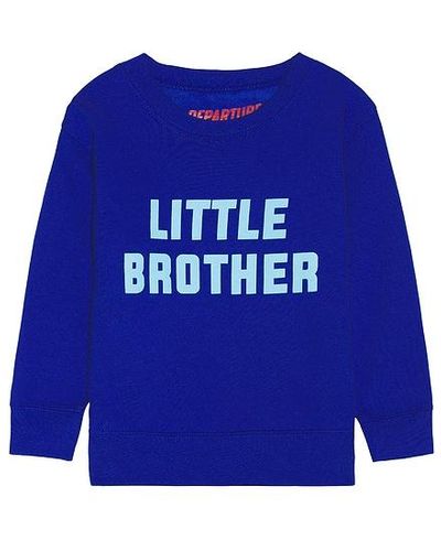 DEPARTURE SWEATSHIRT LITTLE BROTHER - Blau