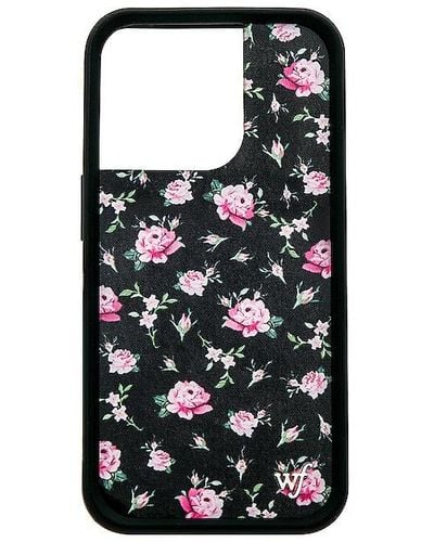 Wildflower Iphone 14 Pro Case - Black