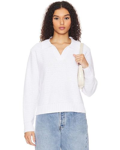 Jumper 1234 Herringbone Sweater - White
