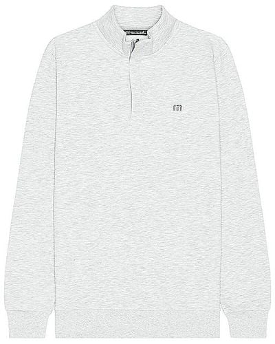 Travis Mathew Cloud Quarter Zip 2.0 Sweater - White