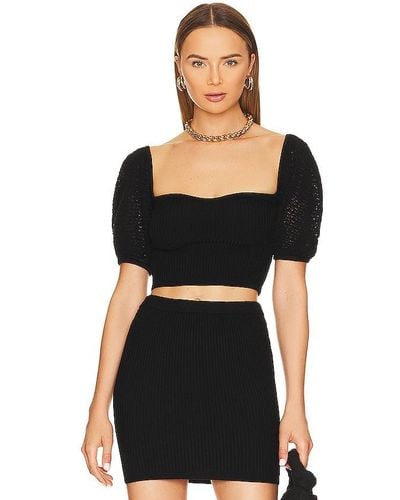 House of Harlow 1960 X Revolve Signy Top - Black