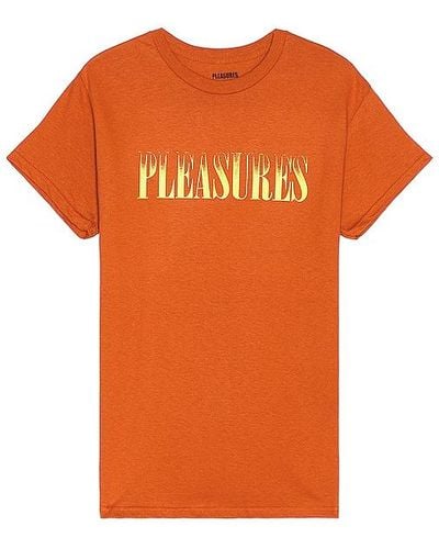 Pleasures Camiseta - Naranja