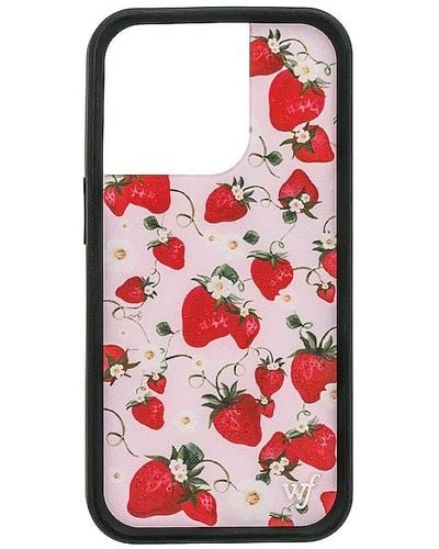 Wildflower Iphone 14 Pro Case - Red