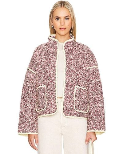 Free People Chaqueta chloe - Rosa