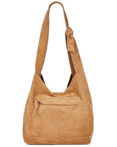 Free People Jessa Suede Carryall - Brown