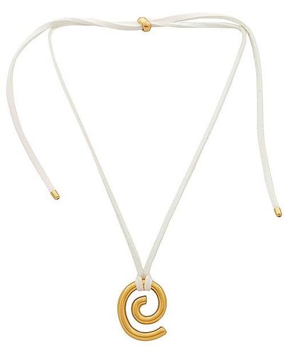 Luv Aj X Sivan Ayla Shell Pendant Necklace - White