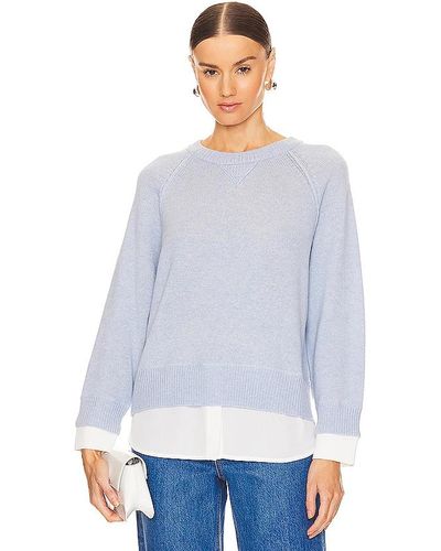 Brochu Walker Knit Sweatshirt Looker - White