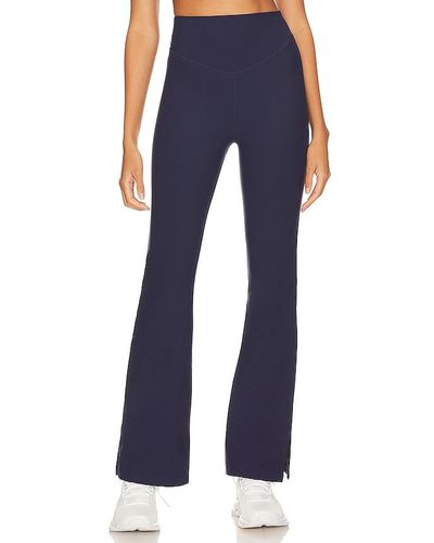 The Upside Peached Florence Flare Trousers - Blue