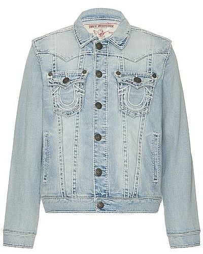 True Religion Jimmy Rope Stitch Jacket - Blue