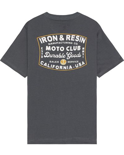 Iron & Resin Tシャツ - ブラック