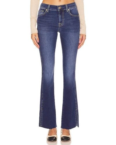 7 For All Mankind JEAN BOOTCUT TAILORLESS - Bleu