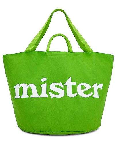 Mister Green Round Grow Pot Large Tote Bag - Green