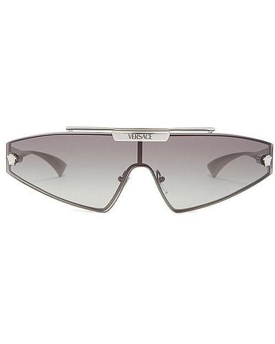 Versace Shield Sunglasses - Metallic