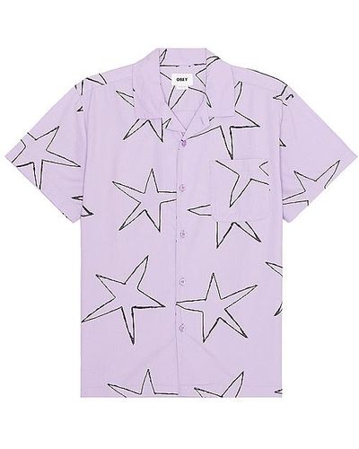 Obey Collie Shirt - Purple