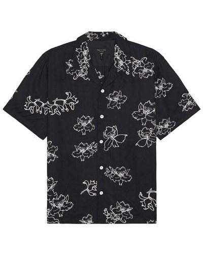 Rag & Bone Avery Resort Shirt - Black