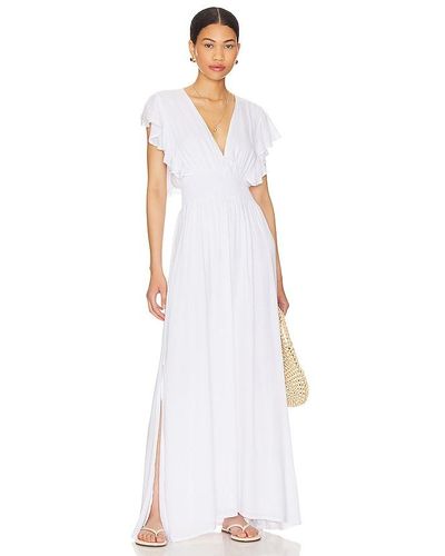 Tiare Hawaii Dahlia Maxi Dress - White