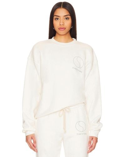 Free & Easy Yin Yang Heavy Fleece Sweatshirt - ホワイト